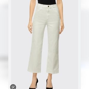 NWT J Brand Pants Joan Crop Super High Rise Corduroy Wide Leg Straight Size 27
